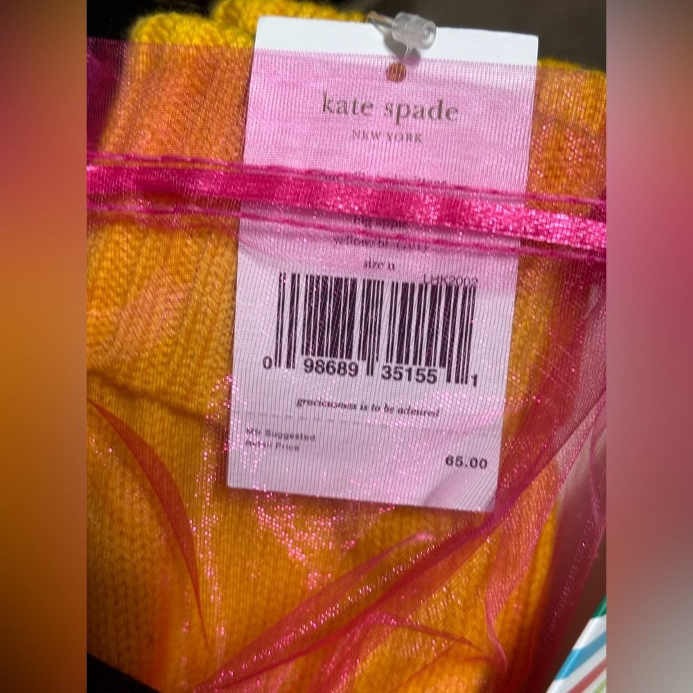 Brand new w tags Kate Spade mittens